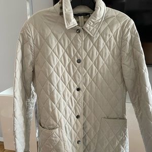 Burberry quilted coat size xs